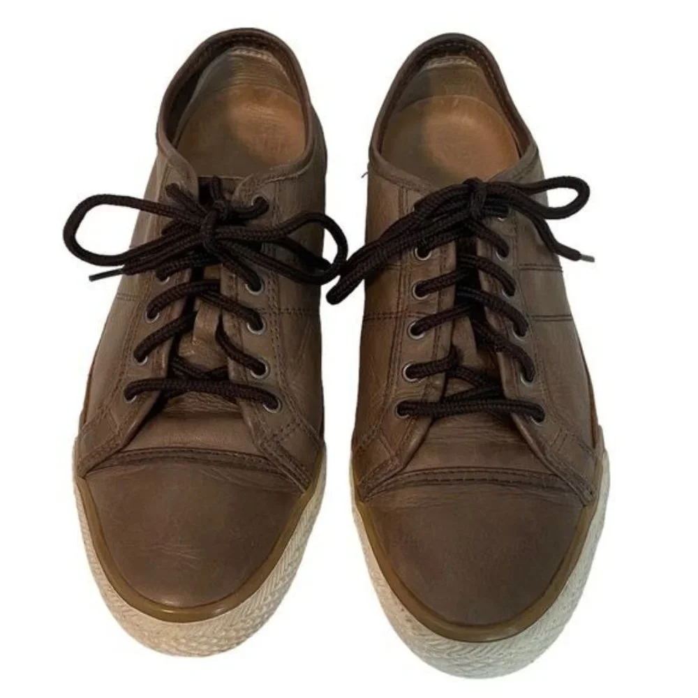Frye leather lace
